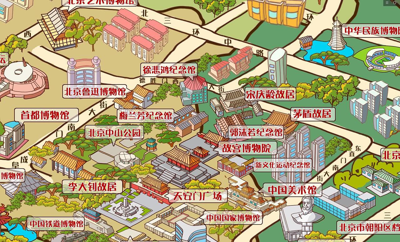 龙江镇手绘地图景区的文化印记